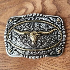 Longhorn Belt Buckle